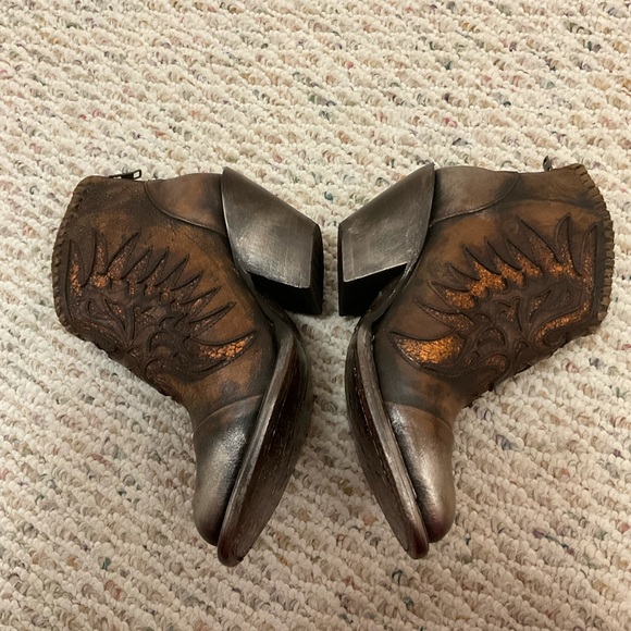 🆕 Corral brown phoenix leather cowboy ankle boots - Picture 2 of 8